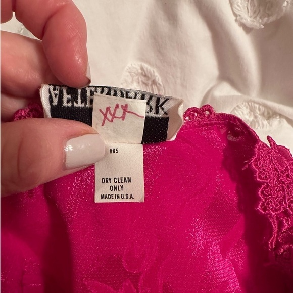 Vintage After Dark Pink Slip Dress and Jacket - Picture 12 of 16